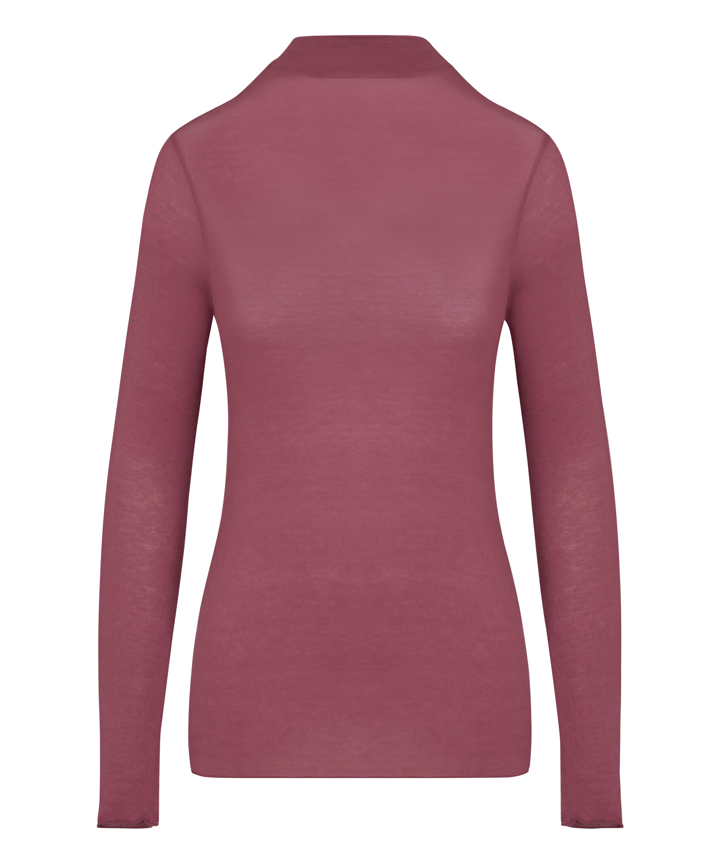 super soft Turtleneck shirt with Cashmere, Purple