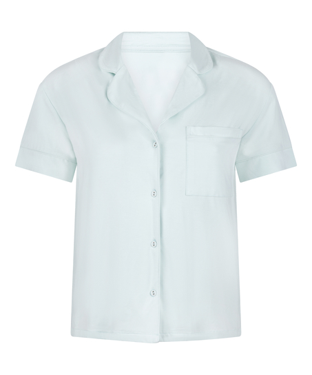 Essential Jersey Short-Sleeved Jacket, Blue