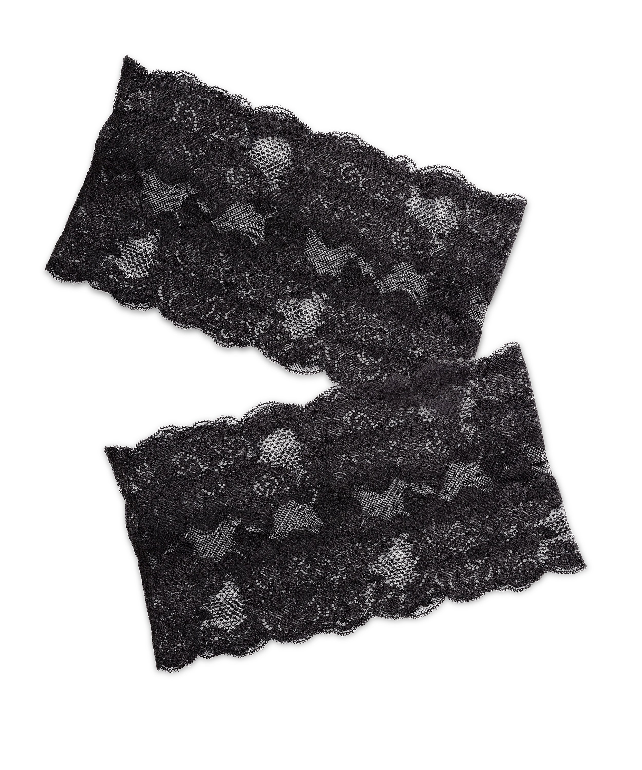 Lace Thigh Bands, Black, main