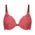 Marine Padded Push-Up Underwired Bra, Red