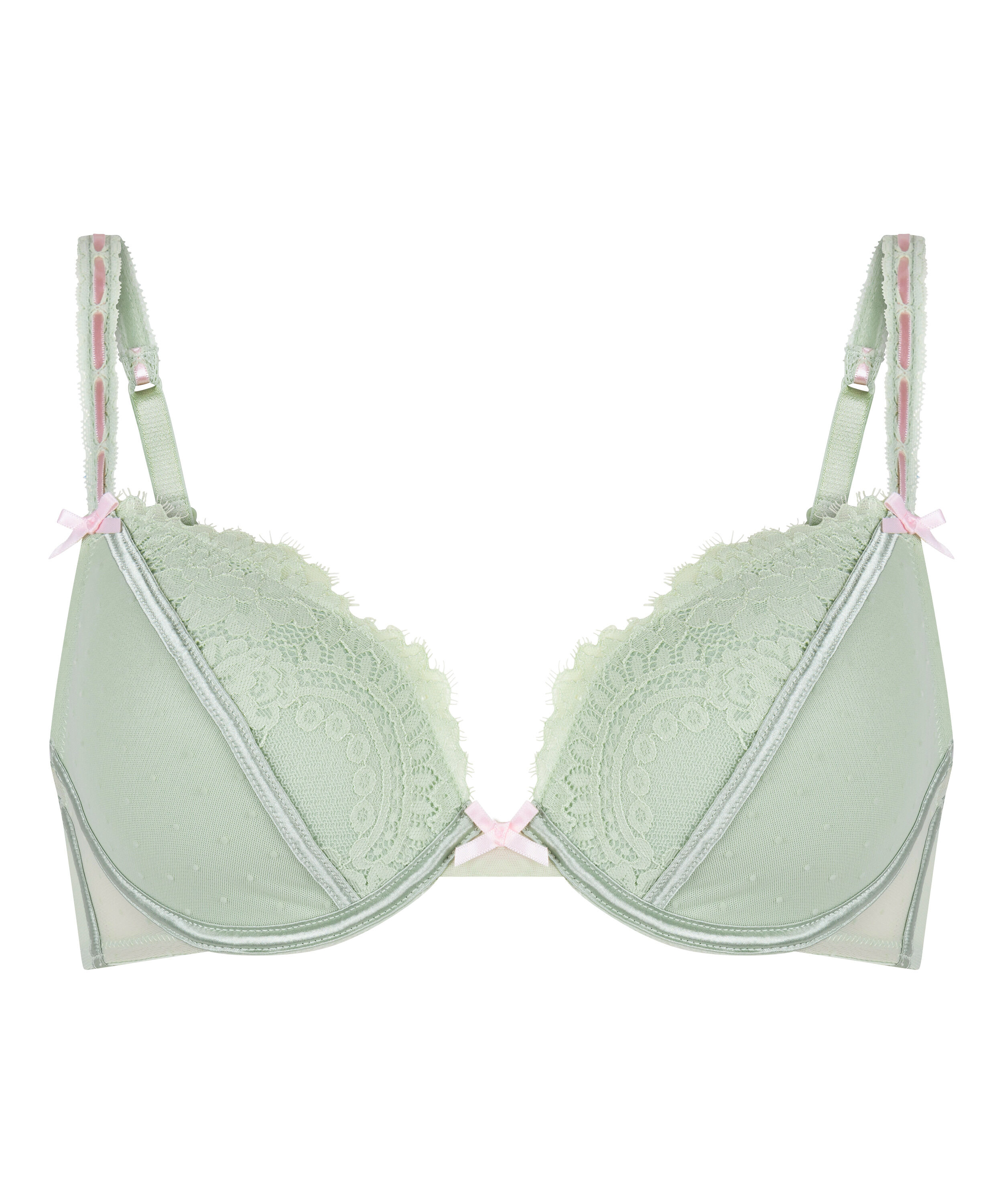 Dorothy Padded Underwired Bra, Green