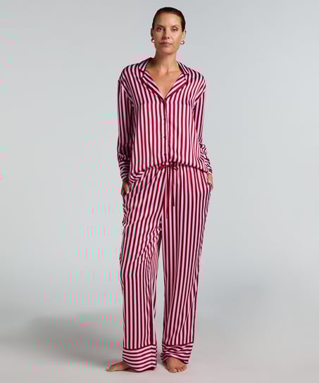 Satin Trousers, Pink