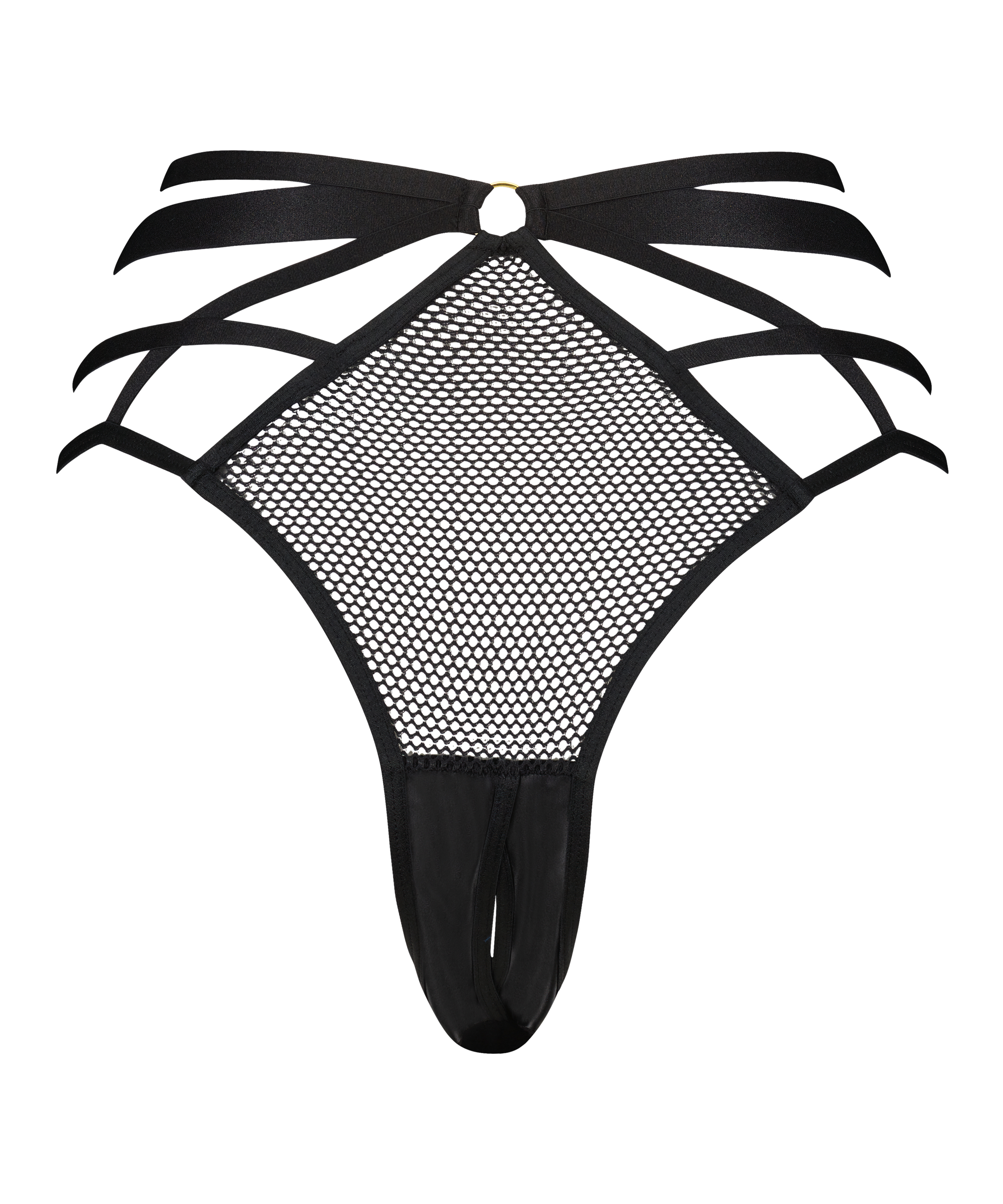 Sting Open Crotch Brazilian, Black, main