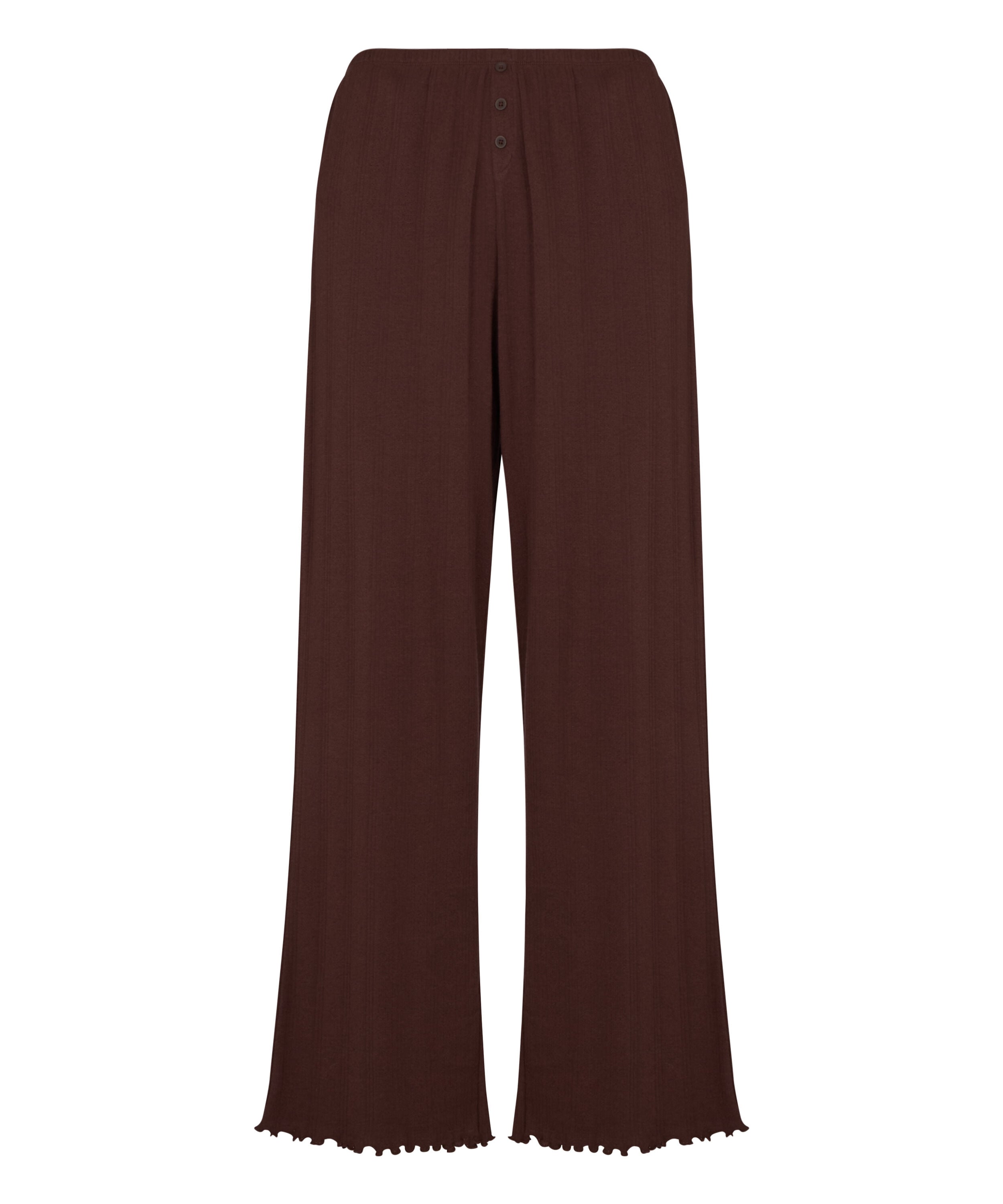 Pant Loose Pointelle, Brown