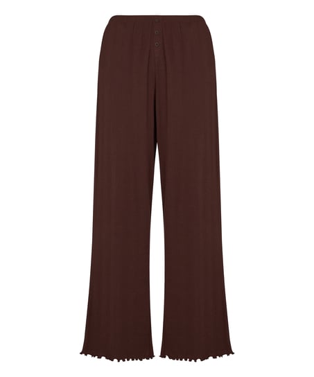 Pant Loose Pointelle, Brown