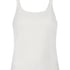 Pointelle Singlet, White