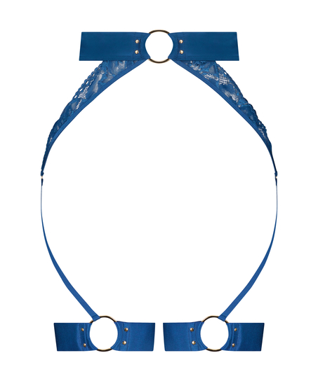 Elsa Suspender belt, Green