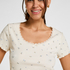 Daisy Pyjama Shirt, White