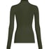 super soft Turtleneck shirt with Cashmere, Green
