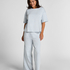 Pyjama Set Cotton Jersey Long, Blue