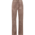 Velour Joggers, Brown