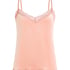 Velours Lace Cami Top, Pink