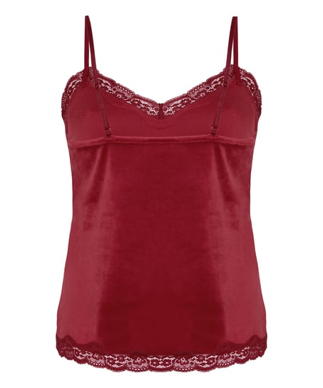 Pyjama Cami Velours , Red