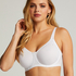 Non-Padded Underwired Minimizer Bra, White