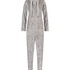 Flannel Fleece Onesie, Gray