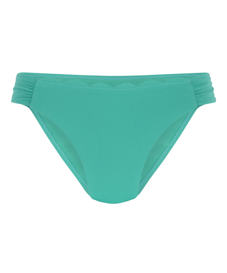 Scallop Rio Bikini Bottoms, Green