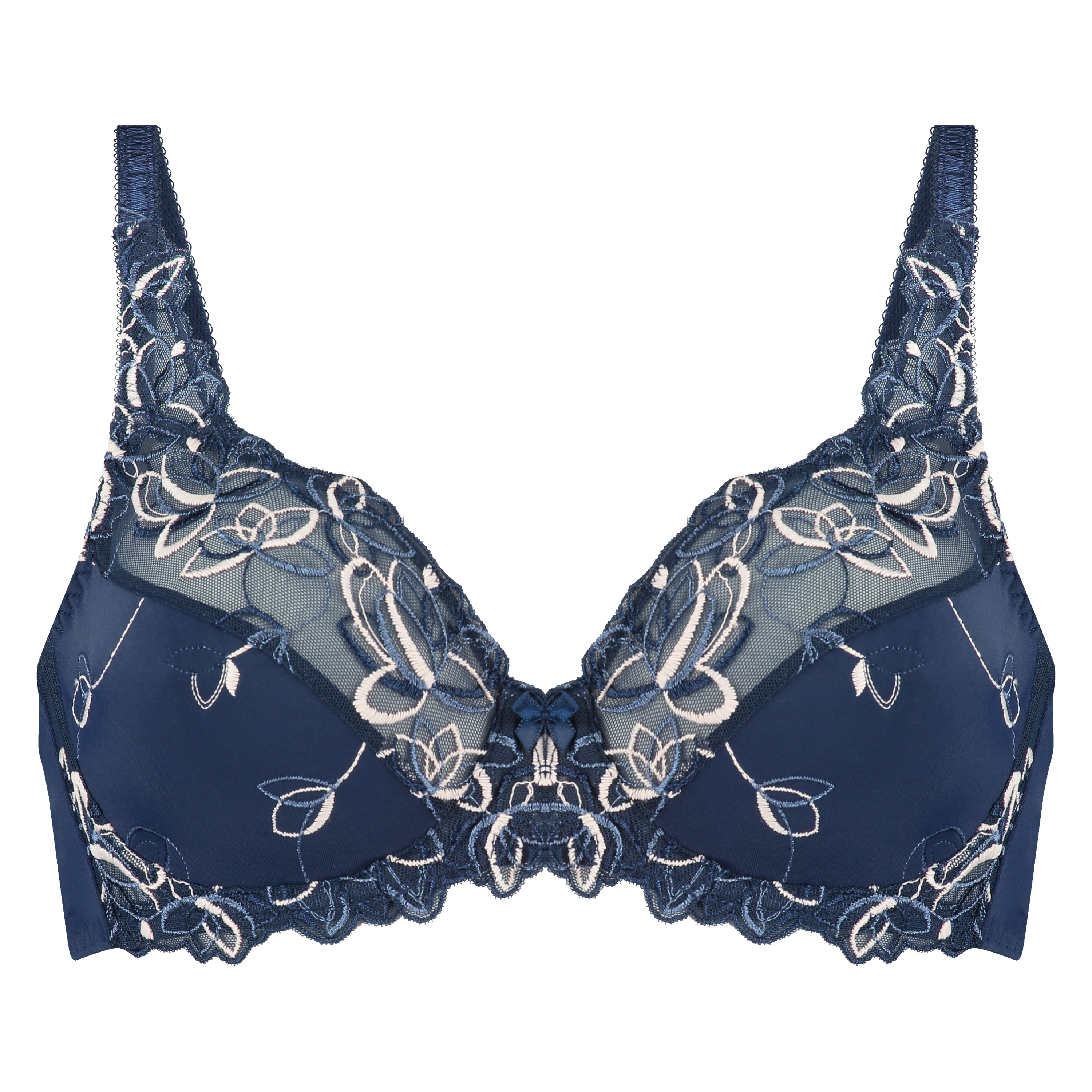 Diva Non-Padded Underwired Bra, Blue, main