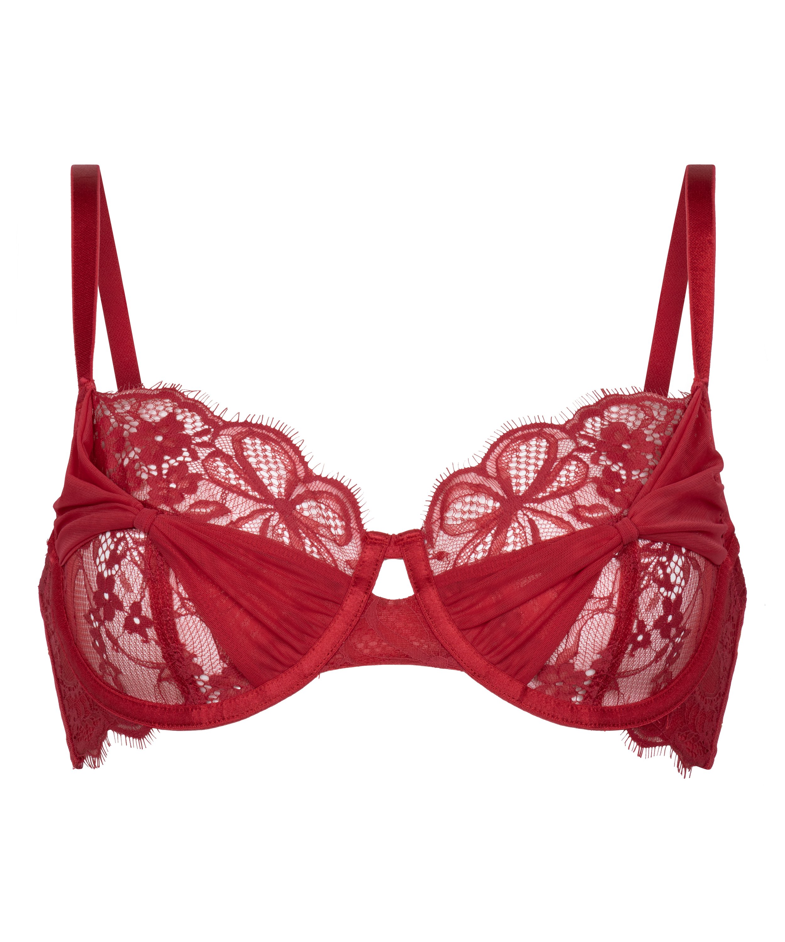 Marianna Non-Padded Underwired Bra, Red, main