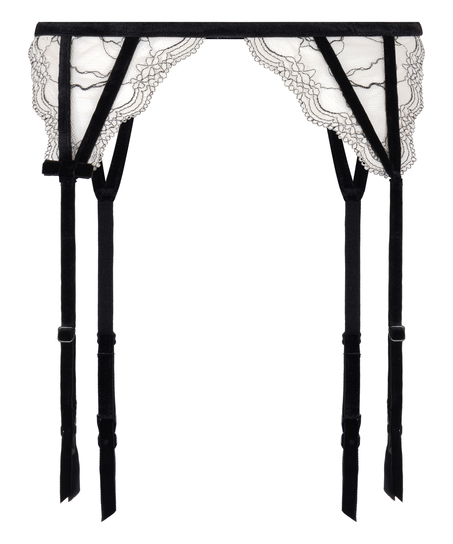 Agnes Suspender, White