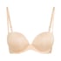 Padded Underwired Strapless Maximizer Bra, Beige