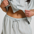 Short Linen, Blue