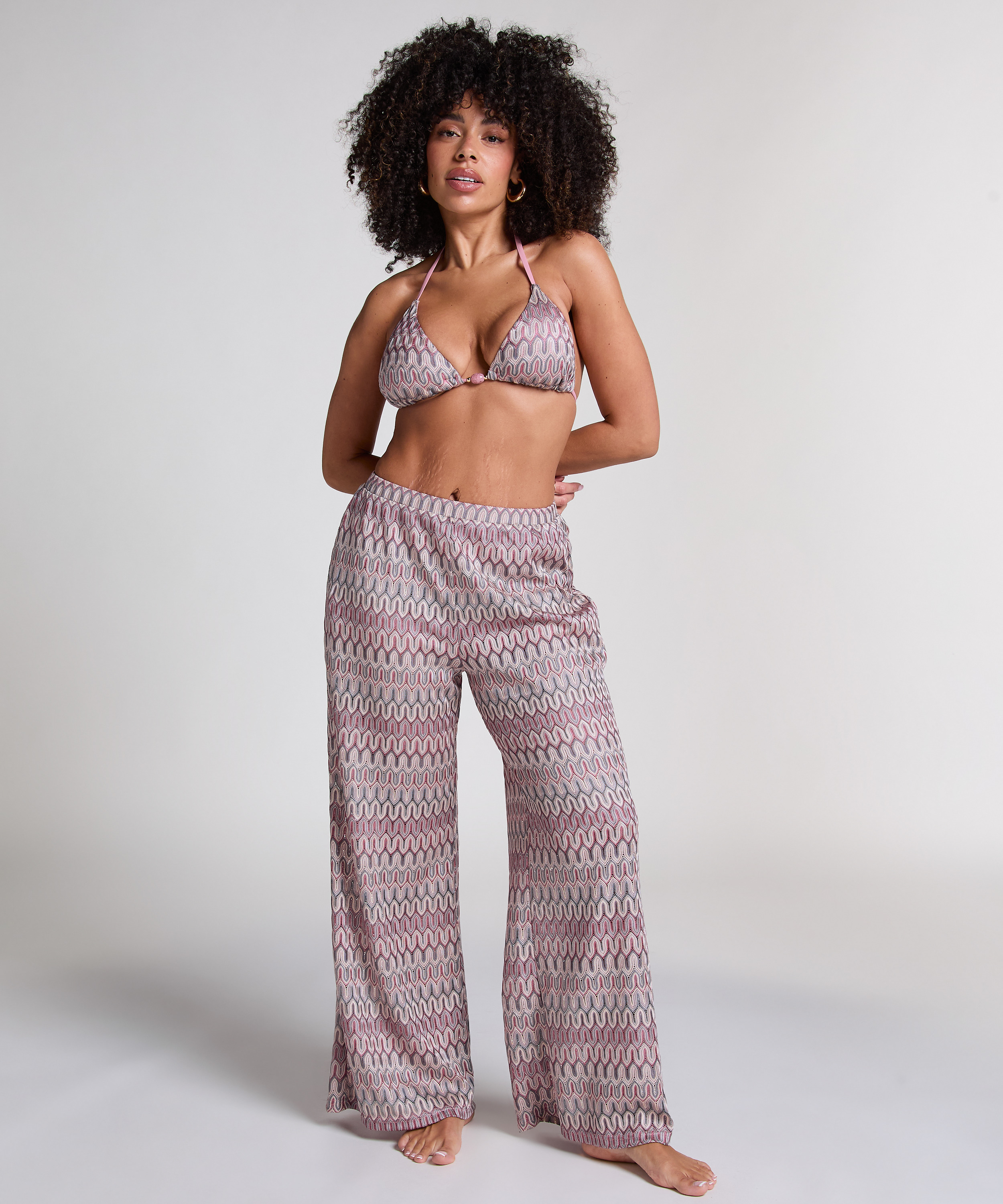 Cali Crochet Pants, Pink, main