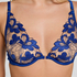 Non-Padded Underwired Bra Beatrice, Blue
