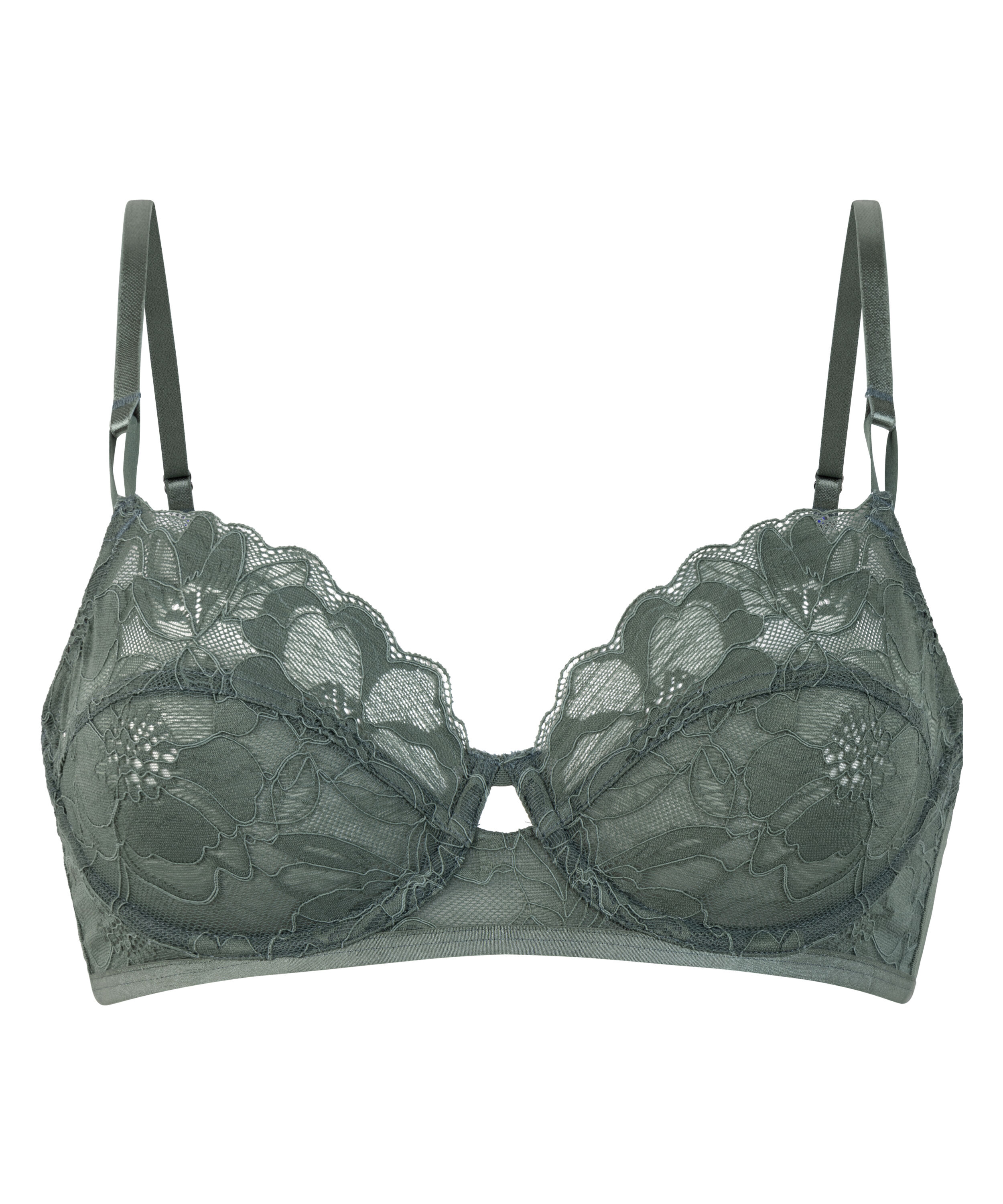 Sophia Non-Padded Underwired Bra, Green