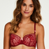 Theresa Padded Underwired Bra, Red