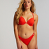 Aruana Rib Bikini Top, Orange