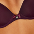 Plunge Padded Underwired Bra, Purple