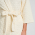 Quilted Robe, White