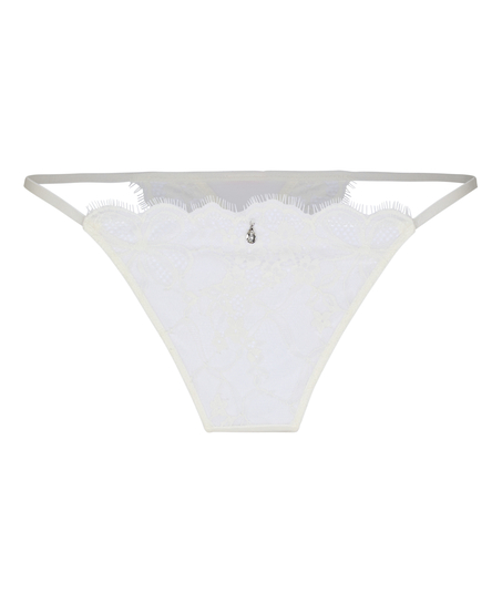 Highleg Thong Prina, White