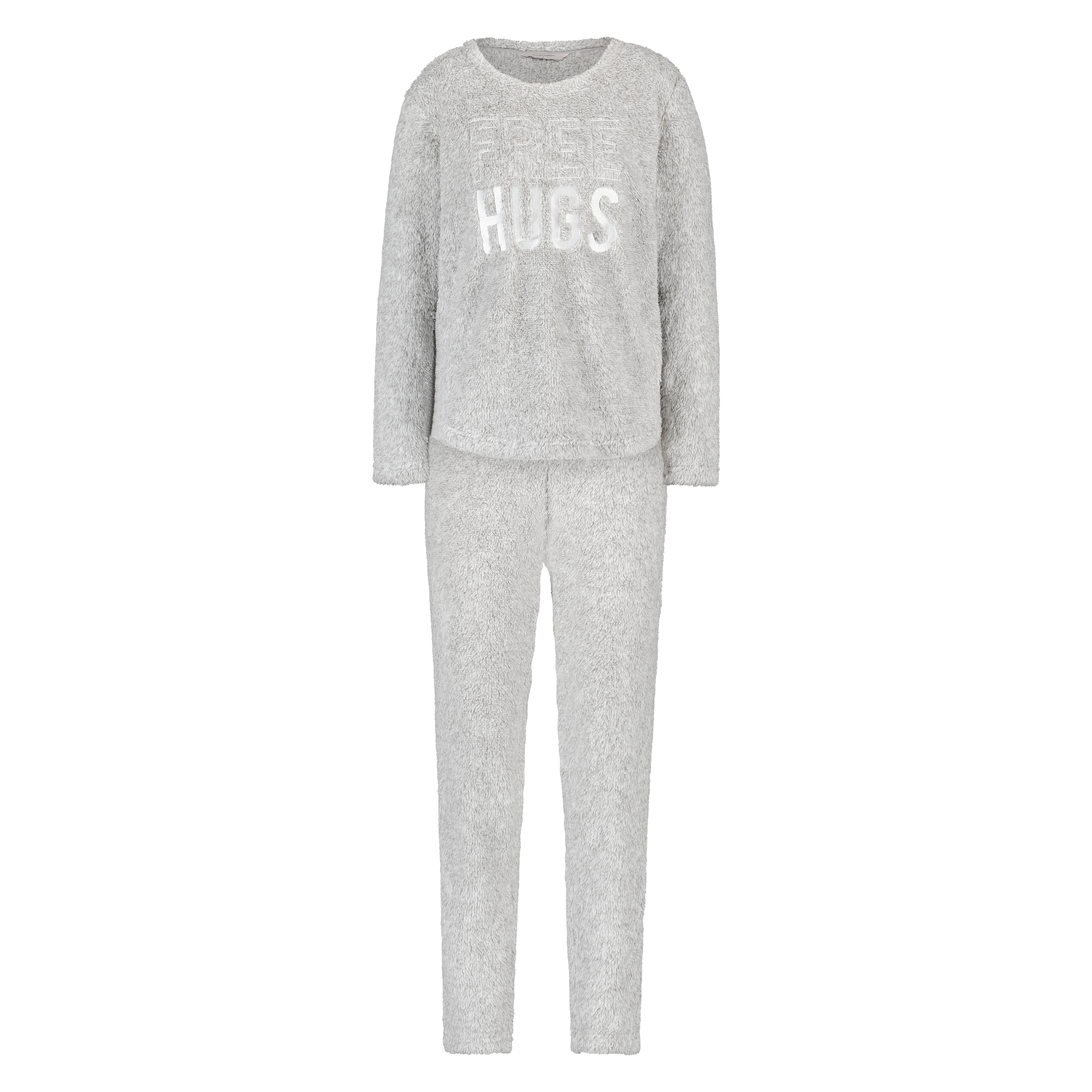 PJ Fleece Fairisle, Gray, main