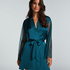 Satin Kimono, Blue