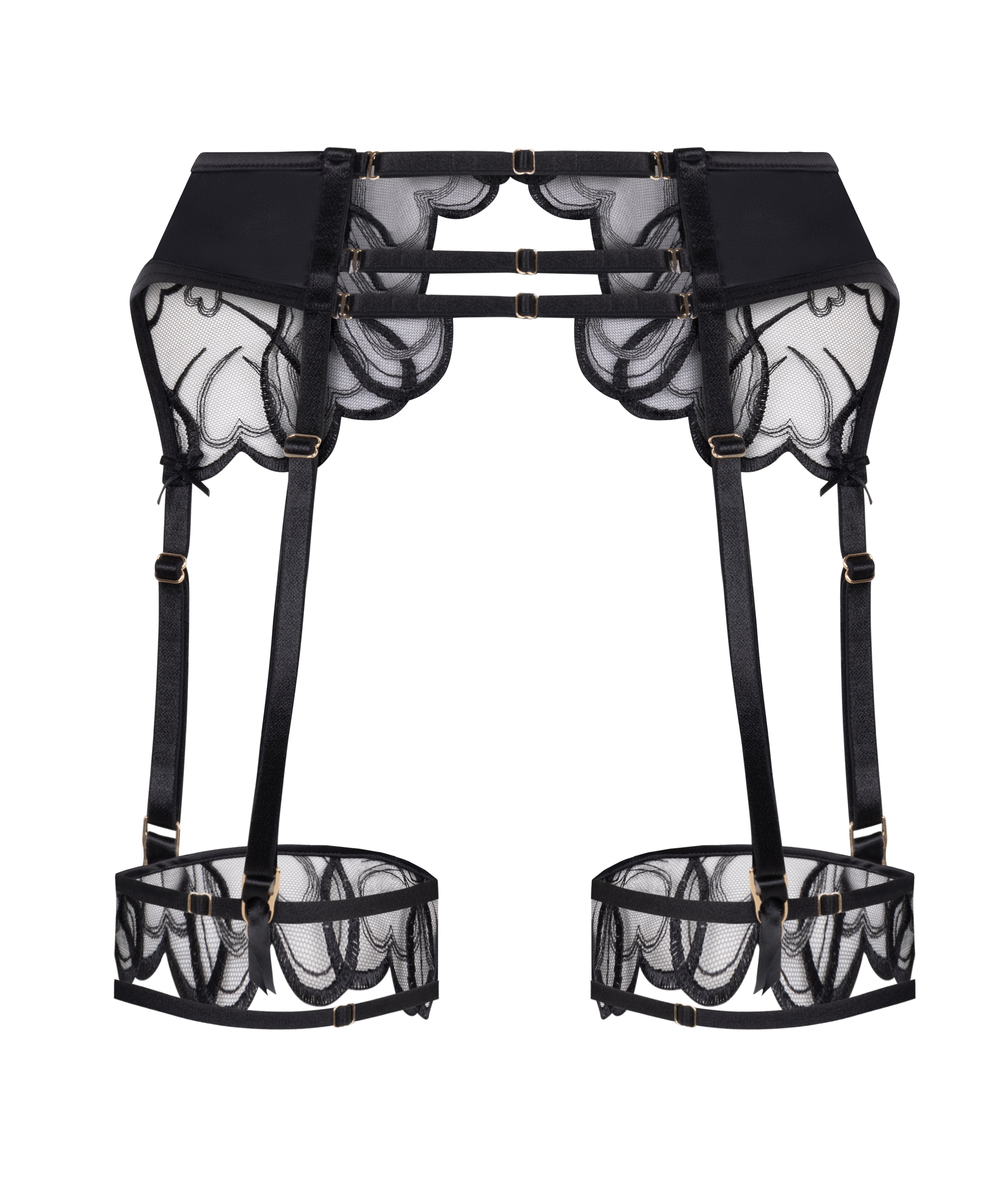 Olivia Suspenderbelt, Black, main