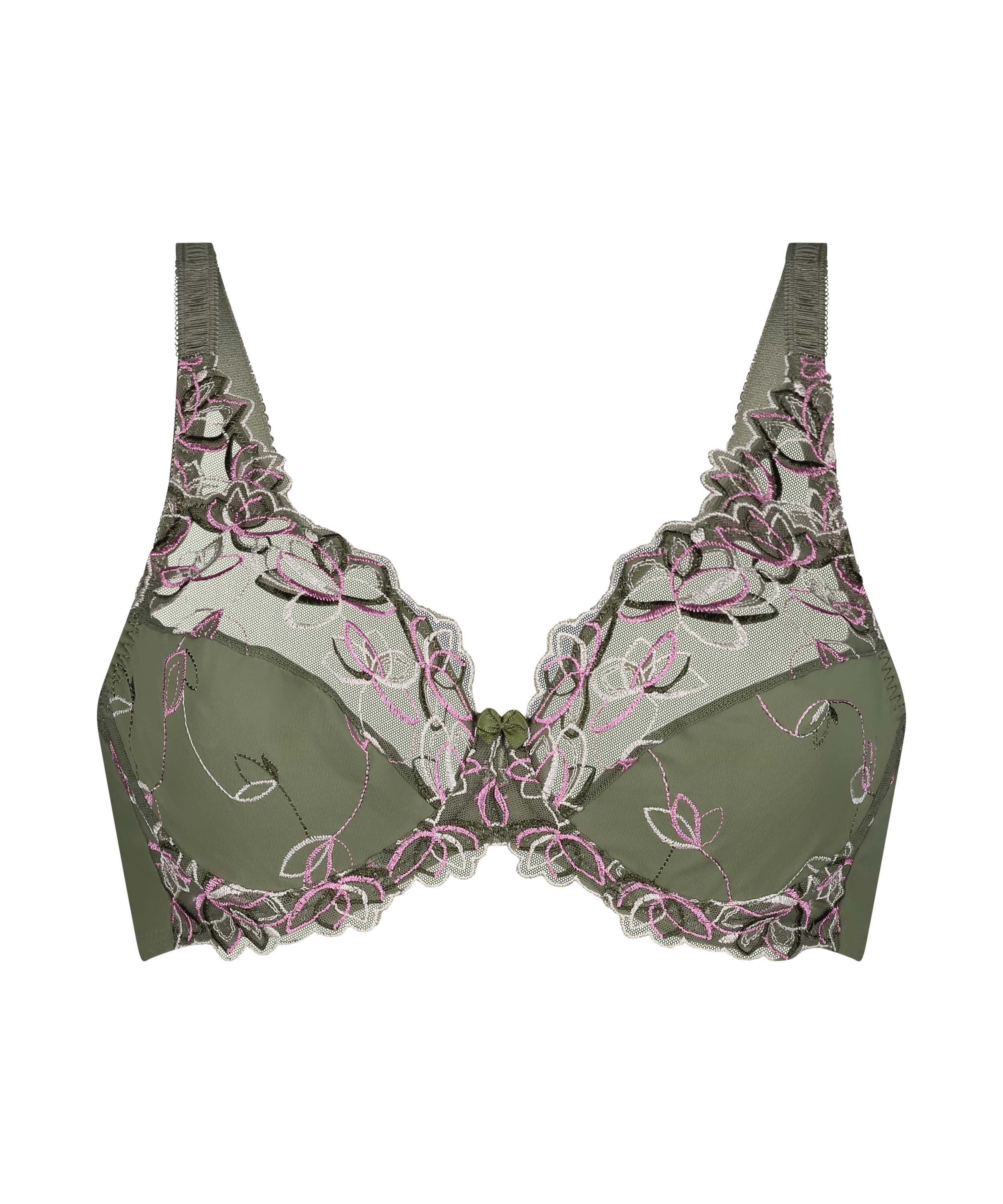 Diva Non-Padded Underwired Bra, Green