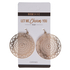 Filigree Earrings, Yellow