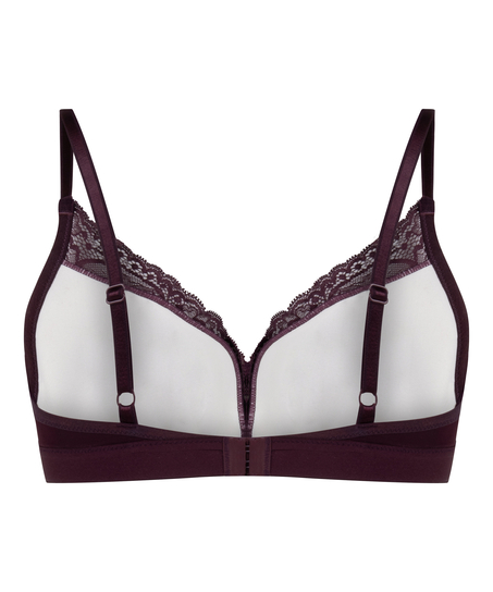Sophie Padded Non-Underwired Bra, Purple