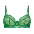 Isabelle non-padded underwired bra, Green