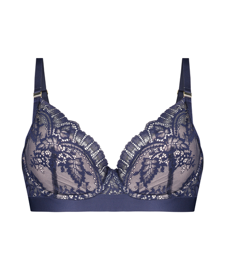 Adeliaide padded underwired bra, Blue