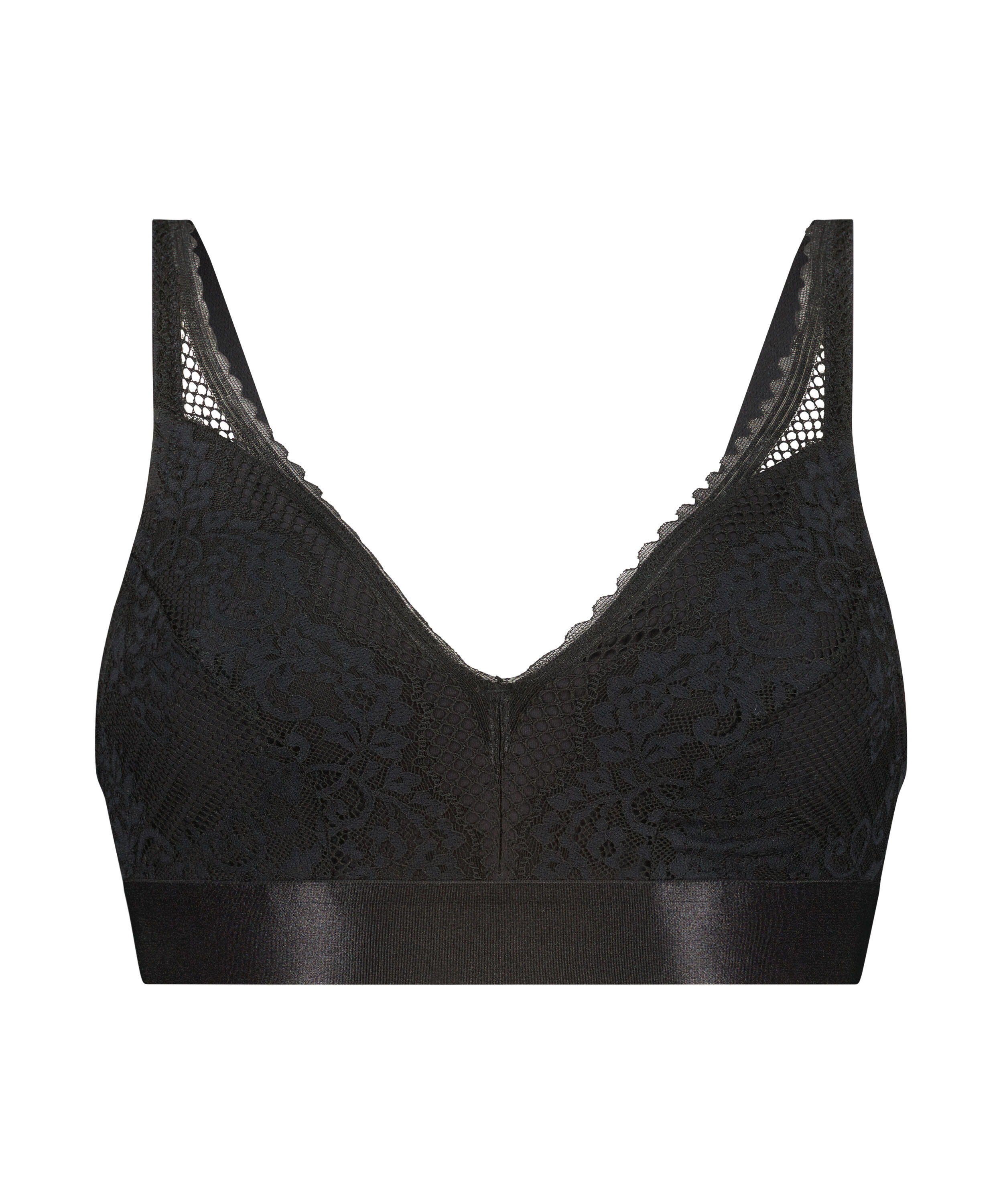 Morgan prosthetic underwireless bra, Black