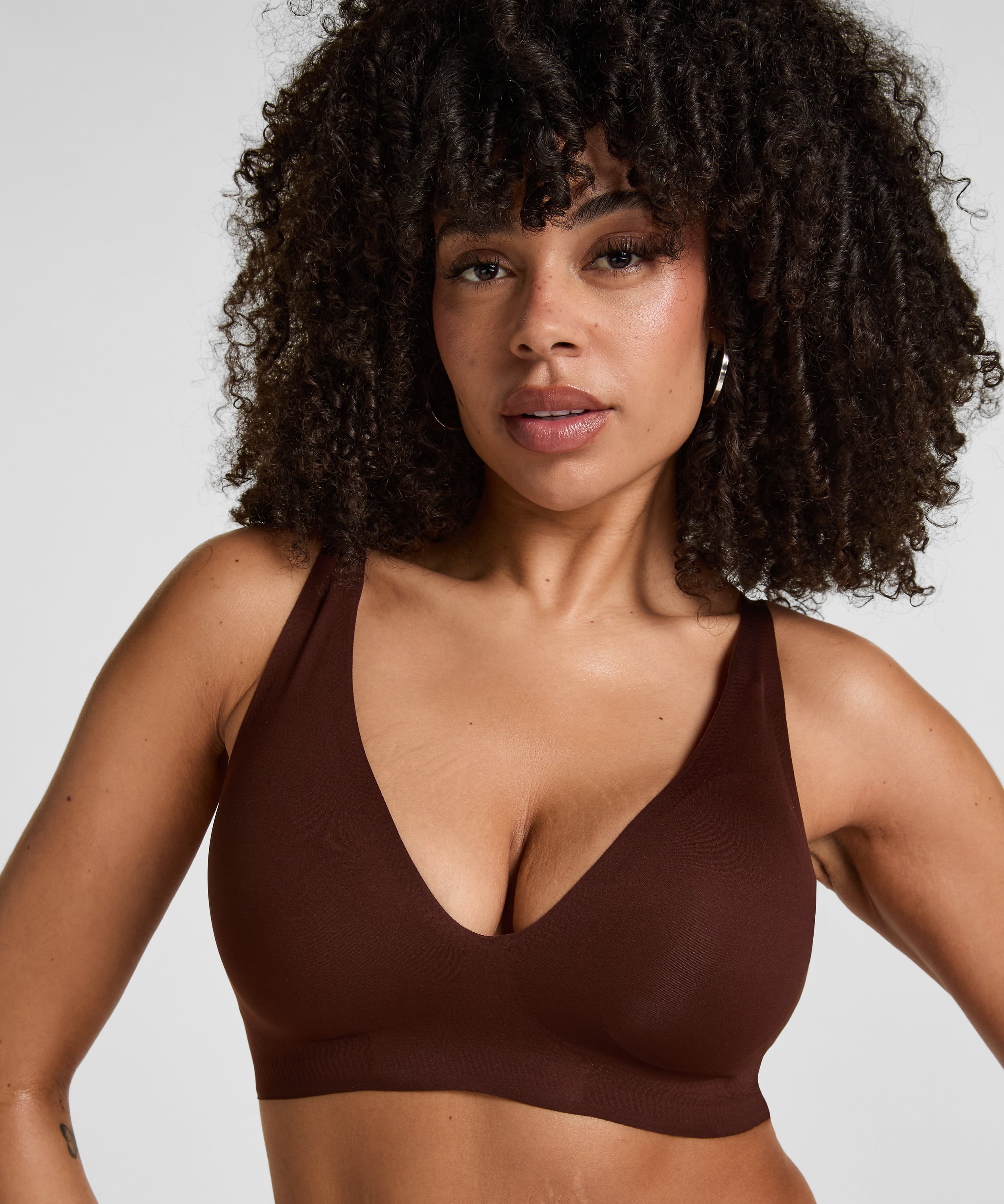Super Comfort Bra, Brown, main