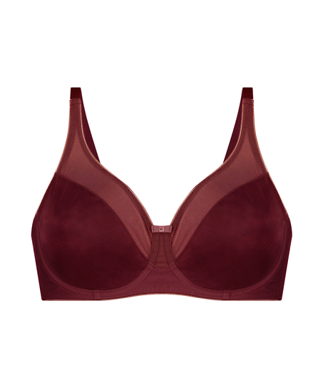 Nina Non-Padded Underwired Minimizer Bra, Purple