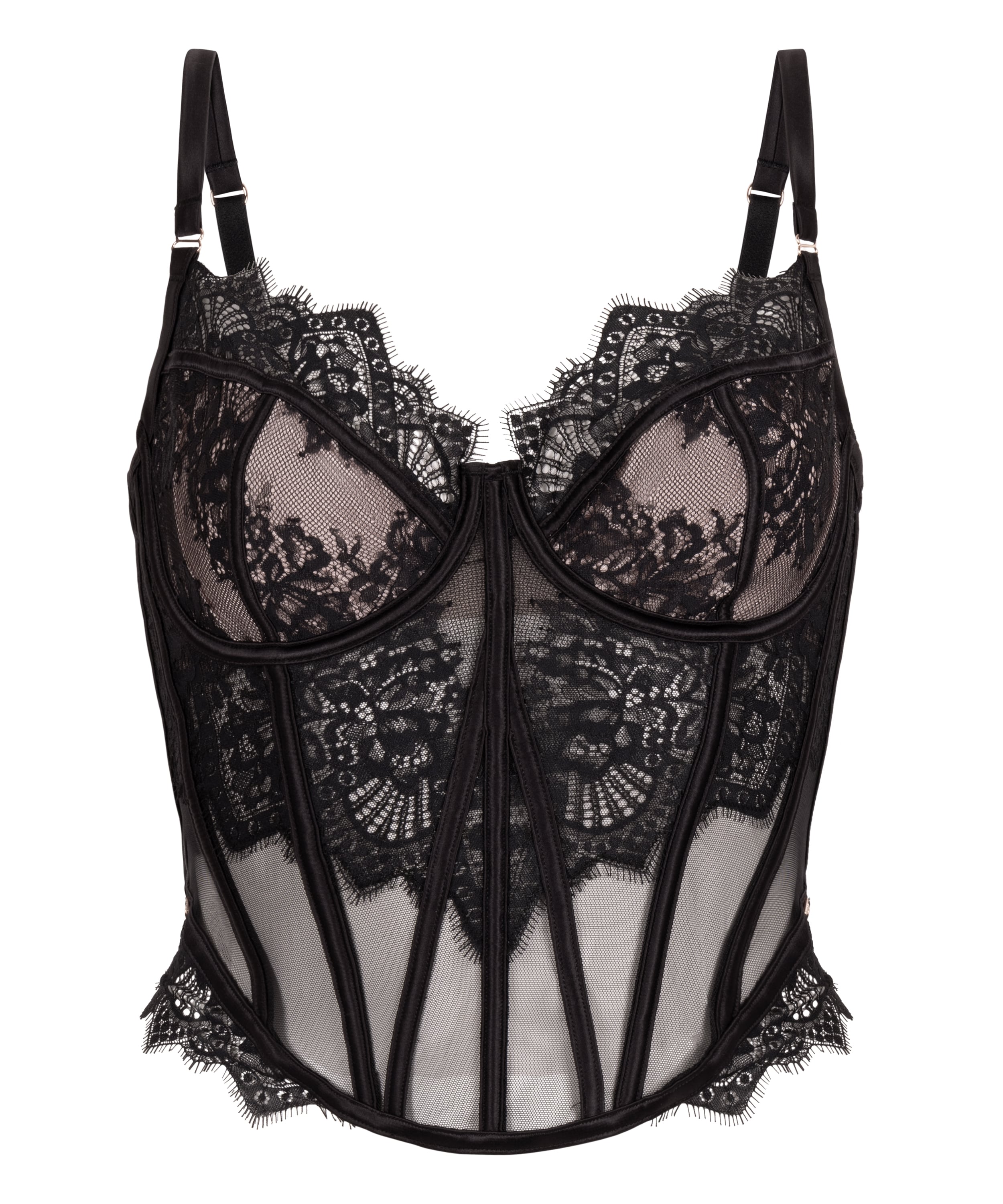 Zoe Bustier, Black, main