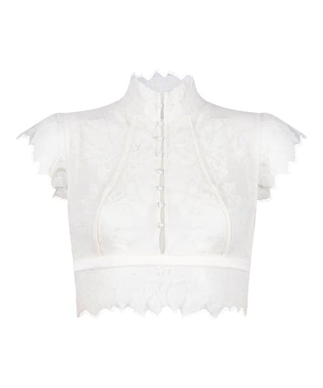 Amelia Bralette, White
