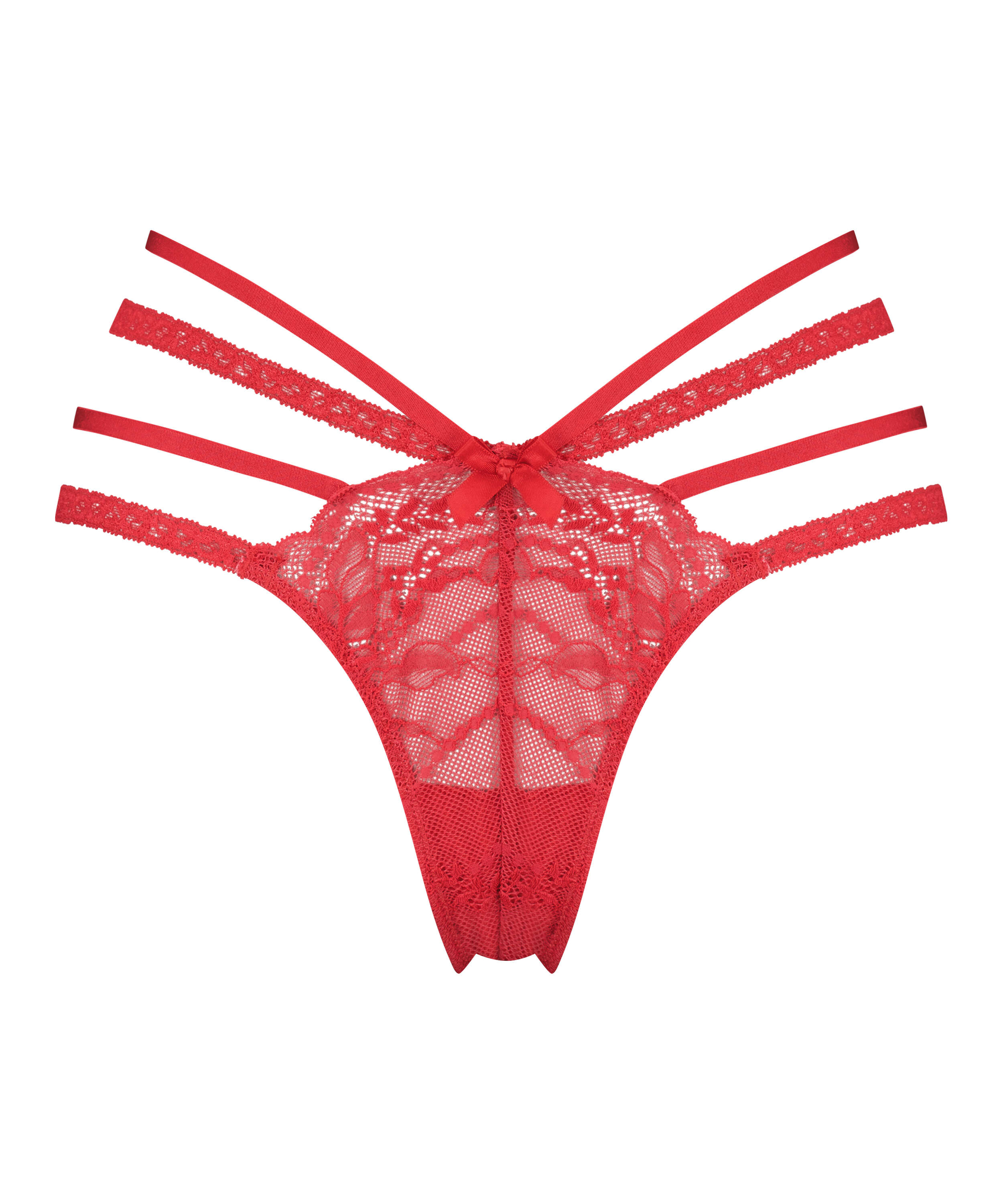 Lorraine Extra Low-rise Thong, Red, main