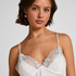 Peonie Slipdress Satin, White