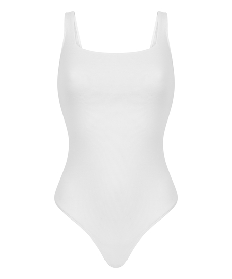 Cotton Rib Body, White