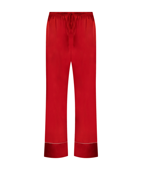 Satin Trousers, Red
